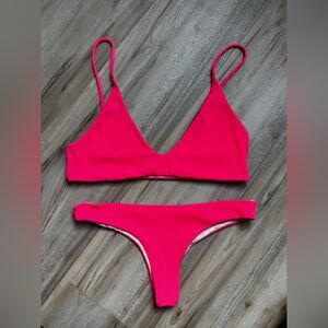 Vibrant Pink Bikini Set